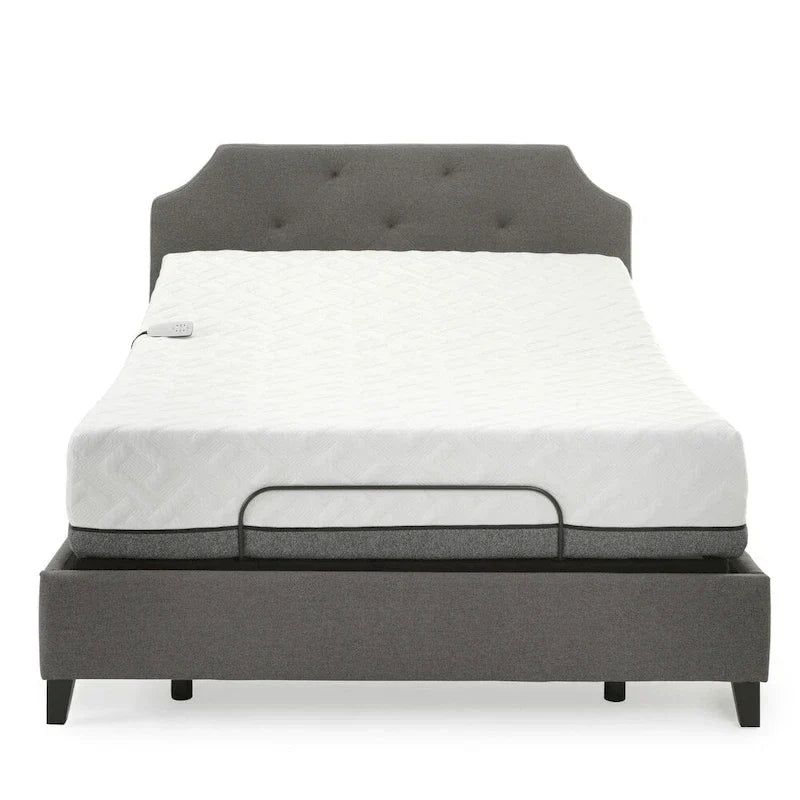 Set Materasso in Memory Foam da 12 pollici Sleep Zone Pacifica e Base Regolabile Z100