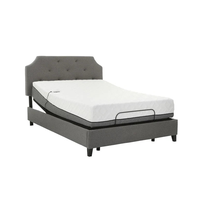 Set Materasso in Memory Foam da 12 pollici Sleep Zone Pacifica e Base Regolabile Z100