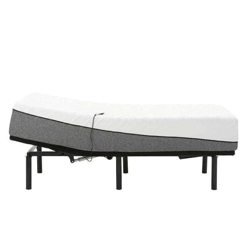 Set Materasso in Memory Foam da 12 pollici Sleep Zone Pacifica e Base Regolabile Z100