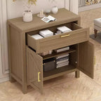 Madia/mobile buffet in MDF e metallo 87,12 cm L x 90 cm H x 39,62 cm P