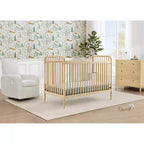 Culla convertibile 4 in 1 in legno 55"L x 30,5"P x 41"A