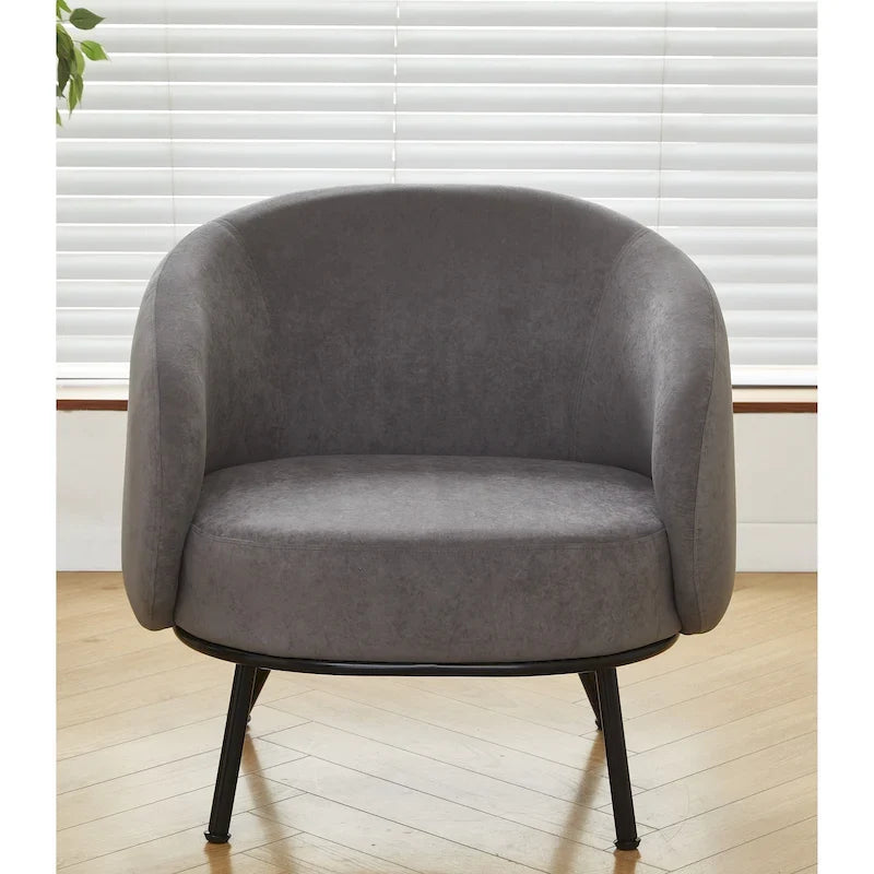 Fauteuil d'appoint d'intérieur Barrel Back Mid-Century