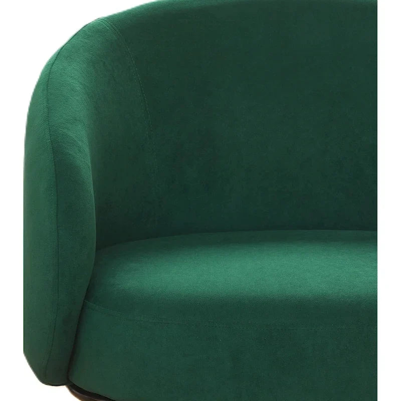 Mid Century Barrel Back Indoor Accent Chair