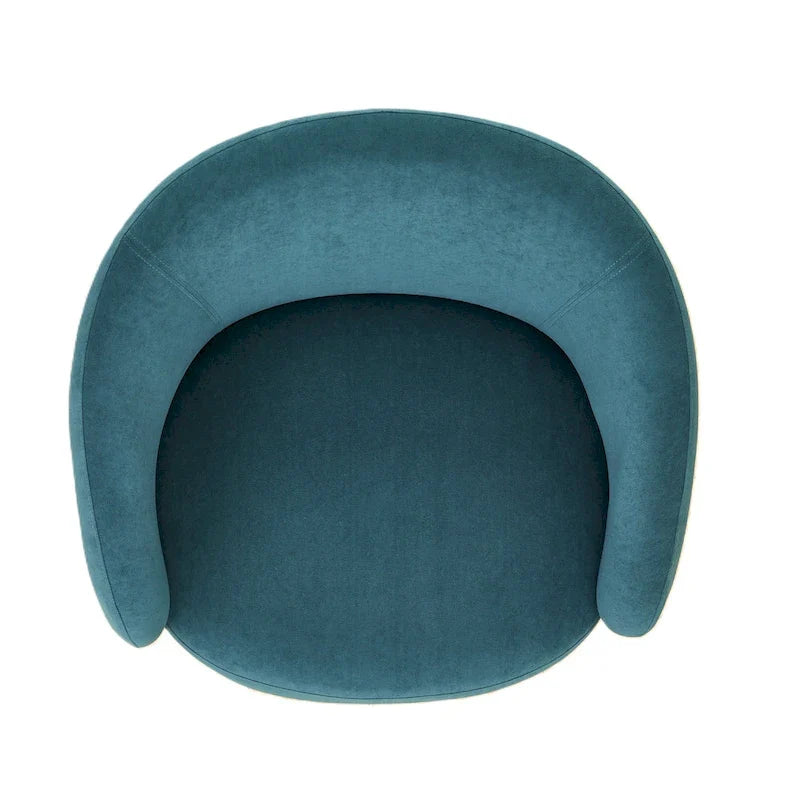 Mid Century Barrel Back Indoor Accent Chair