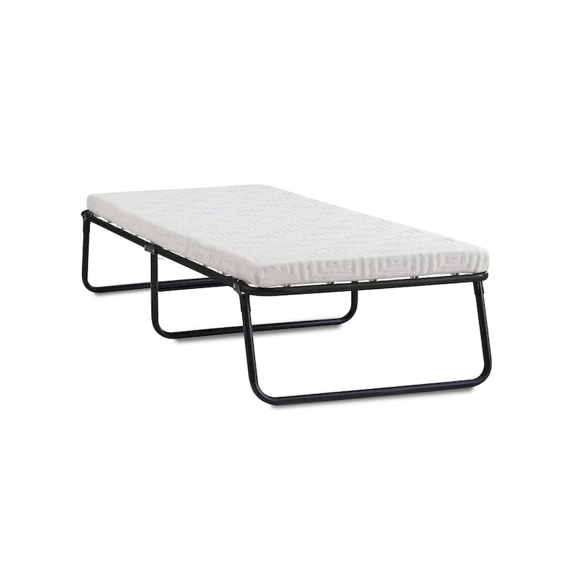 Lit d'appoint pliant Nautica Home Gellux avec cadre en acier et matelas en mousse à gel rafraîchissant