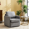Fauteuil pivotant en lin