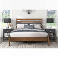 Lit plateforme California King de style transitionnel