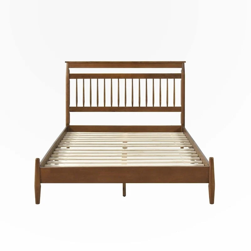 Lit plateforme California King de style transitionnel
