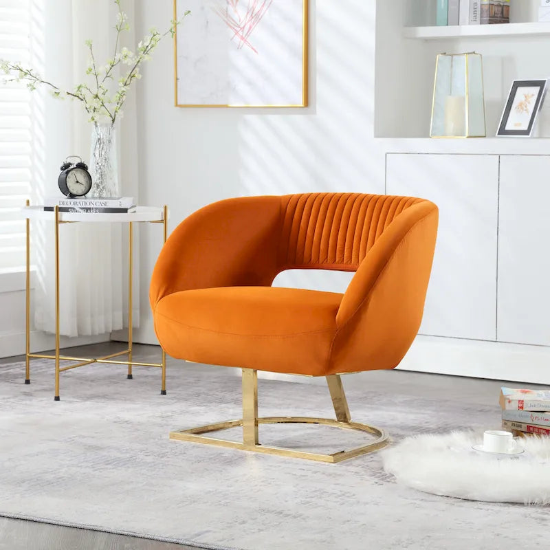 Upholstered Tufted Living Room Chair