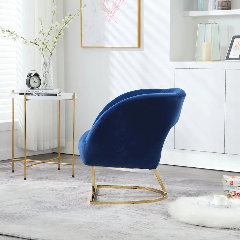 Upholstered Tufted Living Room Chair