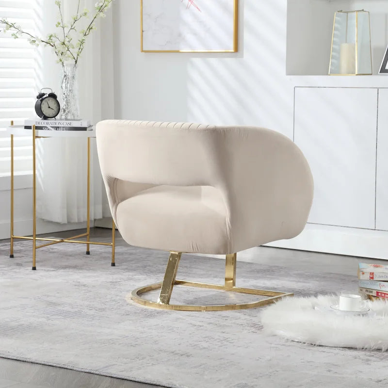 Upholstered Tufted Living Room Chair