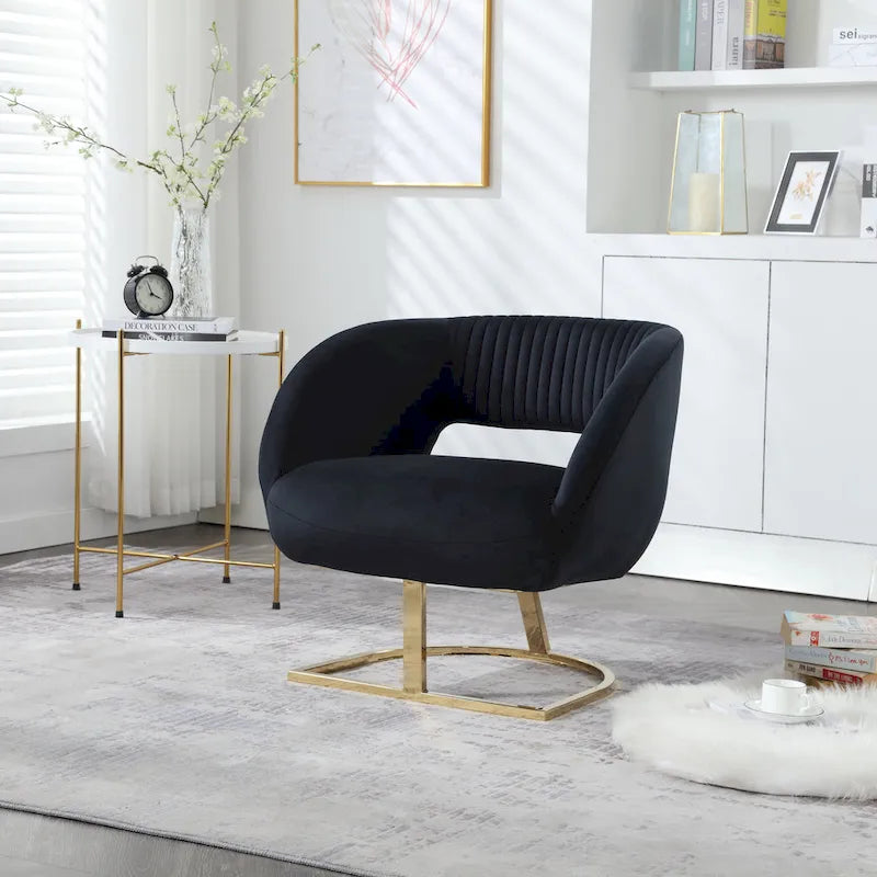 Upholstered Tufted Living Room Chair
