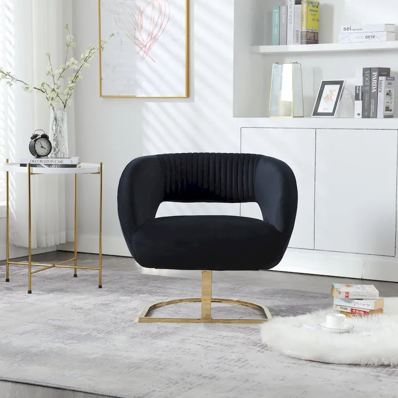 Upholstered Tufted Living Room Chair