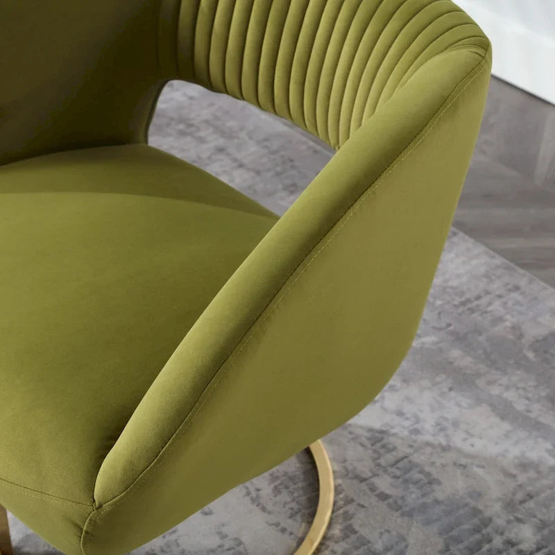 Upholstered Tufted Living Room Chair