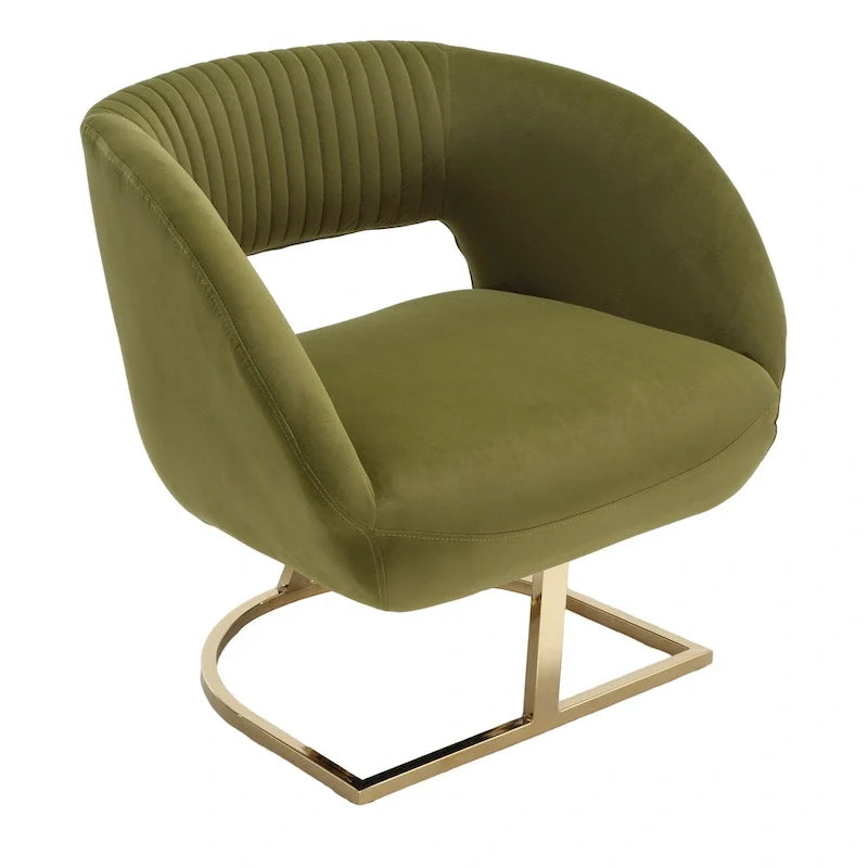 Upholstered Tufted Living Room Chair