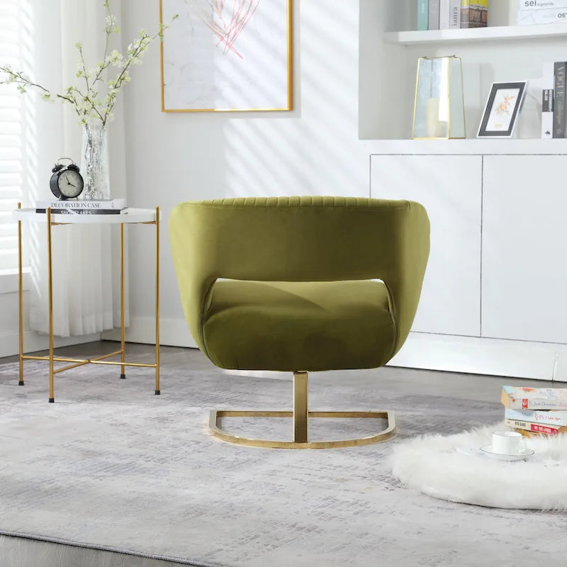 Upholstered Tufted Living Room Chair