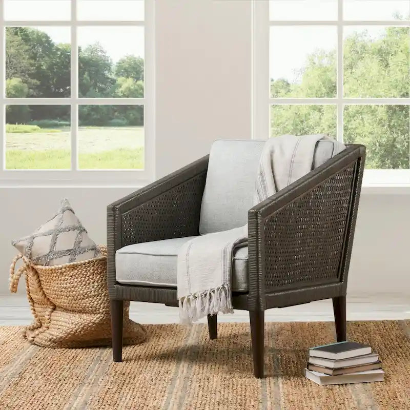 Classic Home Kaitlin Wicker Accent Chair