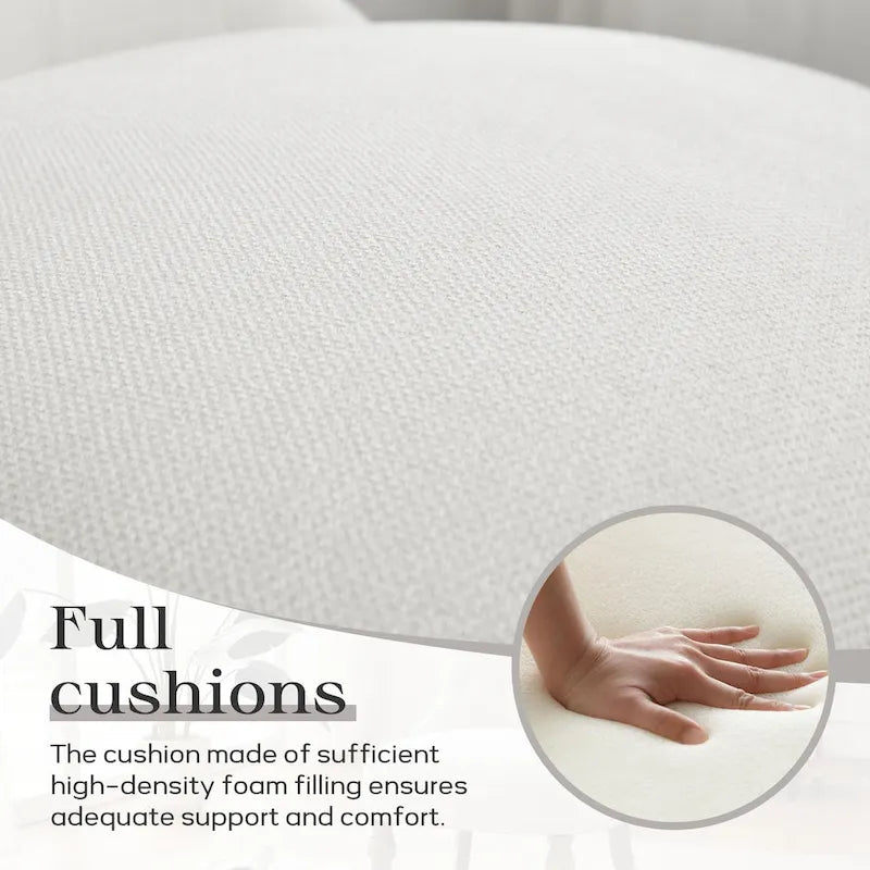 Tufted Upholstered Accent Chairs Set of 2