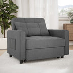 Divano letto trasformabile 3-in-1, Poltrona letto estraibile, Letto pieghevole convertibile per soggiorno