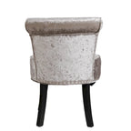 Sgabello per vanità in legno massello alto 27,5 - 27,5 A X 19 L X 11,8 P