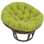 Sedia Papasan in rattan da 42 pollici con cuscino in twill