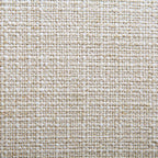 Divano curvo a 3 posti con cuscini a sfera, misto lino beige