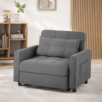 Divano letto trasformabile 3-in-1, Poltrona letto estraibile, Letto pieghevole convertibile per soggiorno